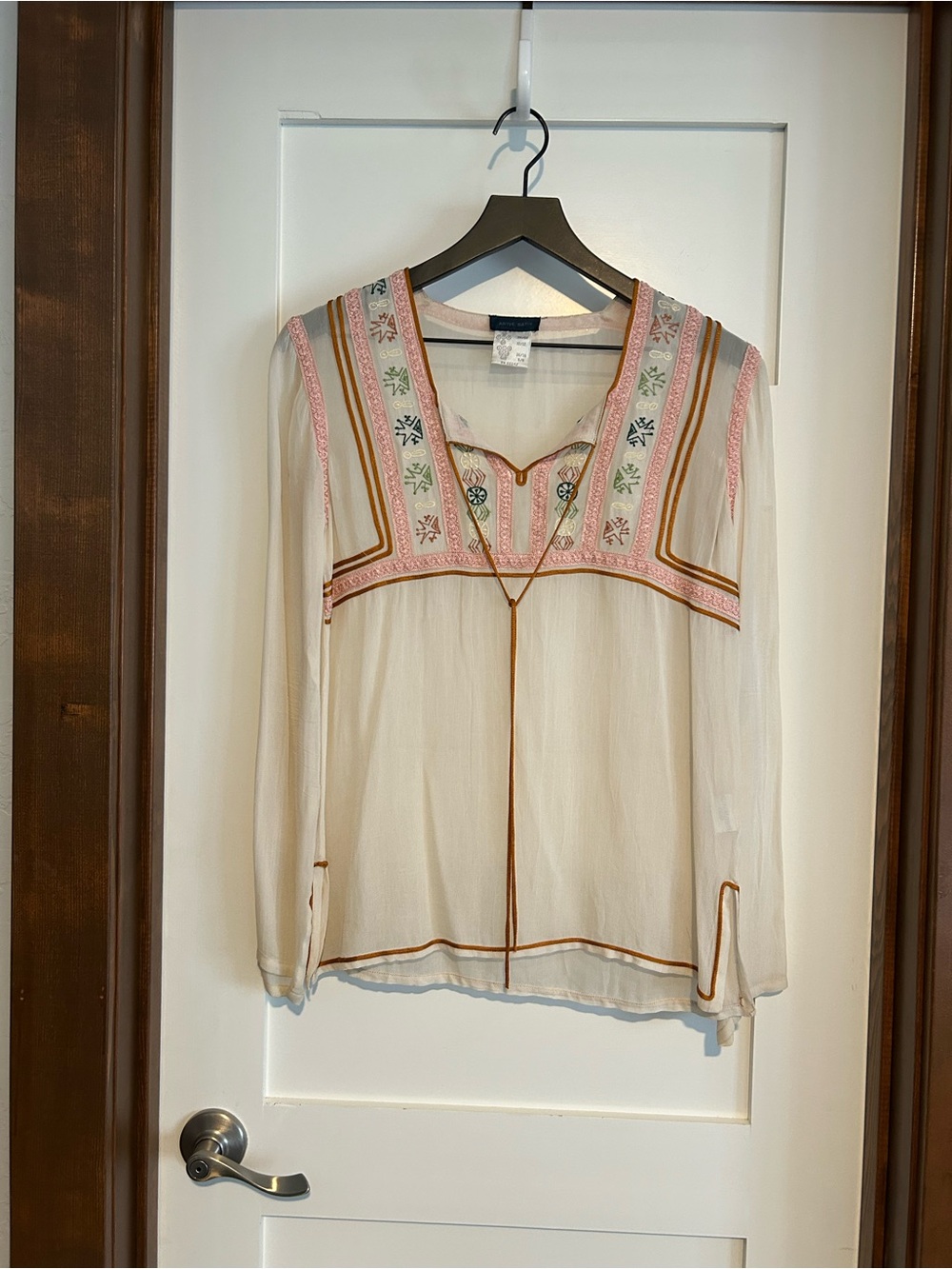 Antik Batik Embroidered Blouse Size 6 / 8